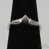 Picture of Platinum Marquise Diamond Wedding Set G-VS1 1.2 CT .6CT Side Baguettes 