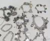 Picture of Vintage Sterling Silver Charm Bracelets & Charms (15)