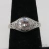 Picture of Vintage 1.09ct VS1 F-G Diamond Ring 3.6g Platinum + Iridium