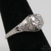 Picture of Vintage 1.09ct VS1 F-G Diamond Ring 3.6g Platinum + Iridium