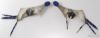 Picture of Zuni Sterling Lapis Earrings, Sajen Earrings, Cross Pendant 