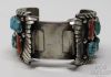 Picture of (3)Vintage Navajo Sterling Silver & Turquoise Watch Cuffs & Watch 