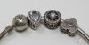 Picture of Sterling Silver Pandora Bracelets x3 w/ 11 Charms