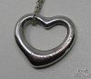 Picture of Tiffany & Co Sterling Silver Open Heart Necklace 16" 