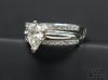 Picture of 14k White Gold 1.01ct G/SI2 GIA Diamond Ring Set 