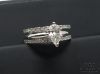 Picture of 14k White Gold 1.01ct G/SI2 GIA Diamond Ring Set 