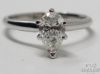 Picture of 14k White Gold 1.01ct G/SI2 GIA Diamond Ring Set 