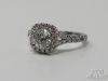 Picture of 14k White Gold .97ct H, SI2 GSI Diamond Engagement Ring