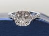 Picture of 14k White Gold .97ct H, SI2 GSI Diamond Engagement Ring