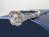 Picture of 14k White Gold .97ct H, SI2 GSI Diamond Engagement Ring