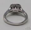 Picture of 14k White Gold .97ct H, SI2 GSI Diamond Engagement Ring