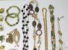 Picture of Assorted Beaded Gemstone Jewelry w/ Necklaces, Earrings, Rings, Cuff, Pin 