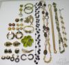 Picture of Assorted Beaded Gemstone Jewelry w/ Necklaces, Earrings, Rings, Cuff, Pin 