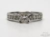 Picture of 18k White Gold w/ GIA .36ct VS1/D Diamond Engagement Ring 