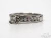 Picture of 18k White Gold w/ GIA .36ct VS1/D Diamond Engagement Ring 