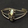 Picture of Jerry Cowboy Sterling Silver & Opal Adjustable Navajo Cuff