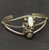 Picture of Jerry Cowboy Sterling Silver & Opal Adjustable Navajo Cuff