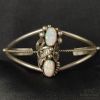 Picture of Jerry Cowboy Sterling Silver & Opal Adjustable Navajo Cuff