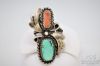 Picture of Native American Sterling Silver Turquoise Bracelet & Rings