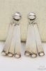 Picture of Sterling Silver Danny Clark Navajo Bracelet & Dishta MOP Earrings