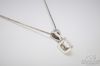 Picture of .27ct I1/I Diamond Pendant 14k White Gold with 14k Box Chain 18"