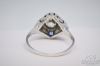 Picture of 14k .51ct VS1/H Diamond Engagement Ring w/ Sapphire Accents 