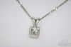 Picture of 14k .40ct I1, H Diamond Solitaire Pendant & Necklace 18" 