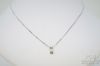 Picture of 14k .40ct I1, H Diamond Solitaire Pendant & Necklace 18" 