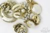 Picture of Assorted Costume Jewelry Goldtone Earrings, Necklaces, Pins, Rings 