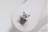 Picture of 18k White Gold .40 cttw Diamond Stud Earrings Screw Backs 0.8gr 