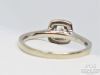 Picture of 14k .50ct SI2/I Square Halo Diamond Engagement Ring w/ .50ct Melee 