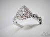 Picture of 14k 1.43cttw I1/J Diamond Engagement Ring .65ct Pear w/ Double Halo