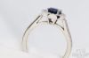 Picture of 14k 1.50ct Sapphire & .35ct SI/G-H Oval Halo Diamond Ring 