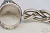 Picture of Sterling Silver Abalone Shell Cabochon Ring &  Braided Bracelet 