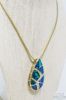 Picture of 14k Mesmerizing Australian Opal Teardrop Pendant & 20" Necklace 