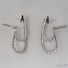 Picture of 18K 1.2cttw VS/G-H Round Brilliant Cut Diamond Earrings w/ 1.6cttw Round Brown Diamond Accents 