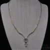 Picture of 14k Yellow & White Gold .50cttw SI/G Diamond Necklace 16"