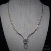 Picture of 14k Yellow & White Gold .50cttw SI/G Diamond Necklace 16"