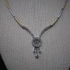 Picture of 14k Yellow & White Gold .50cttw SI/G Diamond Necklace 16"