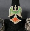 Picture of Navajo & Zuni Sterling Native American Cuff, Pendant & Ring Set 