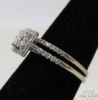 Picture of IGI Certified 14K White Gold Princess Cut .50ct Diamond Rings 