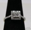 Picture of IGI Certified 14K White Gold Princess Cut .50ct Diamond Rings 