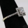 Picture of IGI Certified 14K White Gold Princess Cut .50ct Diamond Rings 