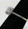 Picture of IGI Certified 14K White Gold Princess Cut .50ct Diamond Rings 