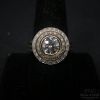 Picture of 14k 1.80ct VS1/H RBC Diamond Ring w/ 2 18k Bead Set Ring Guards 