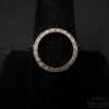 Picture of 14k 1.80ct VS1/H RBC Diamond Ring w/ 2 18k Bead Set Ring Guards 