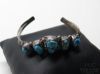 Picture of Native American Les Baker Sterling Silver & Turquoise Cuff 