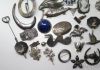 Picture of Assorted Native American Sterling Silver Pins & Brooches - 8.62ozt