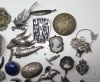 Picture of Assorted Native American Sterling Silver Pins & Brooches - 8.62ozt