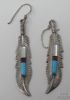 Picture of Sterling Silver Native American/Navajo Jewelry Set w/Earrings, Rings & Pin 